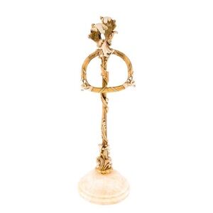 Jay Strongwater Arabesque Towel Ring